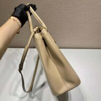 Prada Women Medium Prada Galleria Saffiano Leather Bag-sandy (1)