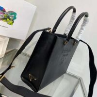 Prada Women Medium Saffiano Leather Handbag-Black (1)
