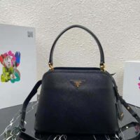 Prada Women Medium Saffiano Leather Prada Matinée Bag-black (1)