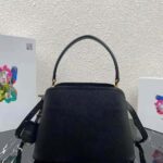 Prada Women Medium Saffiano Leather Prada Matinee Bag-Black – Image 3