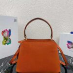 Prada Women Medium Saffiano Leather Prada Matinee Bag-Orange - Image 3