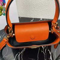 Prada Women Medium Saffiano Leather Prada Matinée Bag-orange (1)