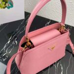 Prada Women Medium Saffiano Leather Prada Matinee Bag-Pink - Imagen 5