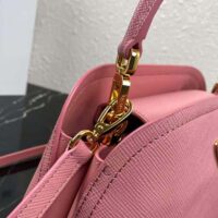 Prada Women Medium Saffiano Leather Prada Matinée Bag-pink (1)