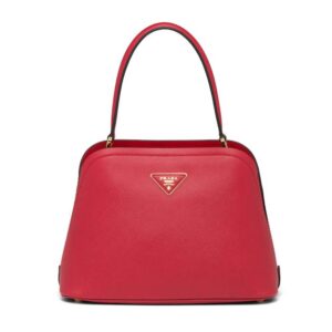 Prada Women Medium Saffiano Leather Prada Matinee Bag-Red