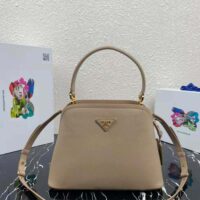 Prada Women Medium Saffiano Leather Prada Matinée Bag-sandy (1)