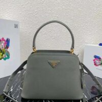 Prada Women Medium Saffiano Leather Prada Matinée Bag-silver (0)