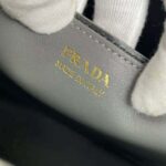 Prada Women Medium Saffiano Leather Prada Matinee Bag-Grey - Image 9