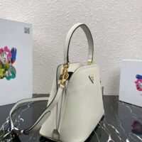 Prada Women Medium Saffiano Leather Prada Matinée Bag-white (1)