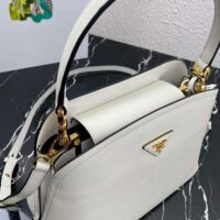 Prada Women Medium Saffiano Leather Prada Matinée Bag-white (1)