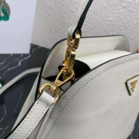 Prada Women Medium Saffiano Leather Prada Matinée Bag-white (1)