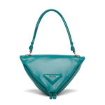 Prada Handväska i vadderat nappaläder för kvinnor - Lime