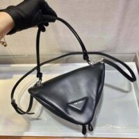 Prada Women Padded Nappa Leather Handbag-black (1)