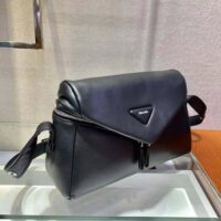 Prada Women Padded Nappa Leather Prada Signaux Bag-black (1)