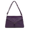Prada Women Padded Nappa Leather Prada Signaux Bag-Purple