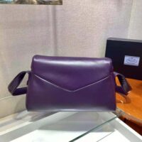Prada Women Padded Nappa Leather Prada Signaux Bag-purple (1)