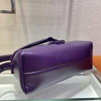 Prada Women Padded Nappa Leather Prada Signaux Bag-purple (1)