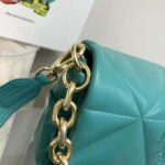 Prada Women Padded Nappa Leather Shoulder Bag-Lime - Image 10