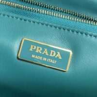 Prada Women Padded Nappa Leather Shoulder Bag-lime (1)