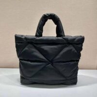 Prada Women Padded Re-Nylon Tote Bag-black (1)