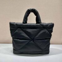 Prada Women Padded Re-Nylon Tote Bag-black (1)