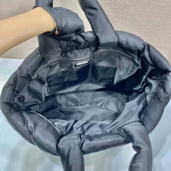 Prada Women Padded Re-Nylon Tote Bag-black (9)