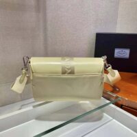 Prada Women Pocket Nylon and Brushed Leather Bag (1)