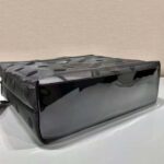 Prada Women Polka-Dot Mesh Tote Bag-Black - immagine 7