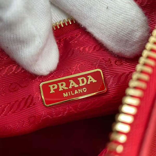 Prada Women Prada Re-Edition 2005 Saffiano Leather Bag-red (10)