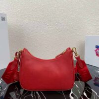 Prada Women Prada Re-Edition 2005 Saffiano Leather Bag-red (1)