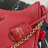 Prada Women Prada Re-Edition 2005 Saffiano Leather Bag-red (1)