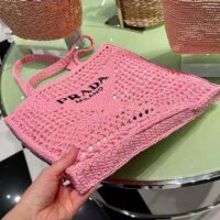Prada Women Raffia Tote Bag-pink (1)
