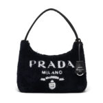 Prada Dam Re-Edition 2000 Terry Mini-Bag-Svart