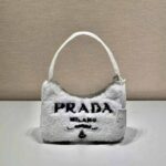 Prada Women Re-Edition 2000 Terry Mini-Bag-White - Bild 2
