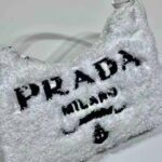 Prada Women Re-Edition 2000 Terry Mini-Bag-White - Bild 8