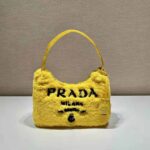 Prada Women Re-Edition 2000 Terry Mini-Bag-Yellow – Bild 3