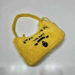 Prada Women Re-Edition 2000 Terry Mini-Bag-Yellow – Bild 6