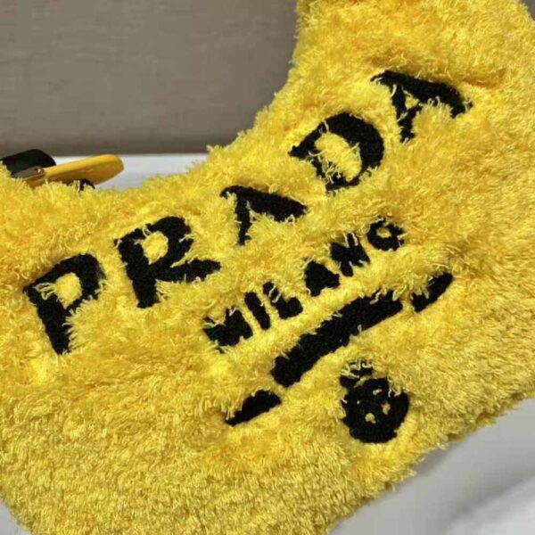 Prada Women Re-Edition 2000 Terry Mini-Bag-Yellow (7)