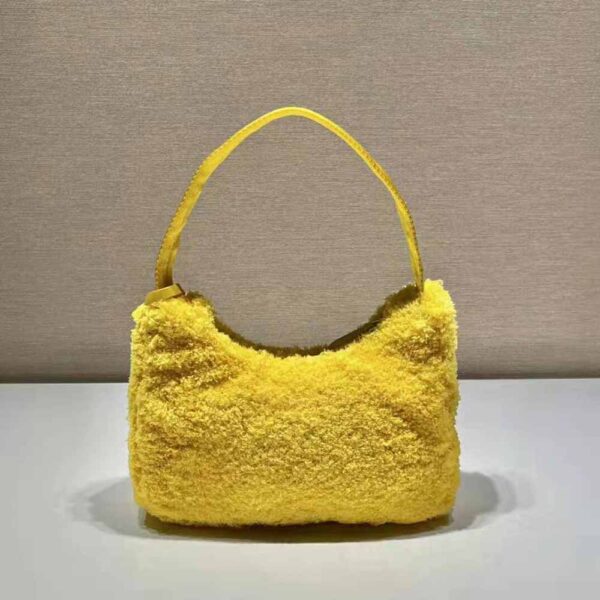 Prada Women Re-Edition 2000 Terry Mini-Bag-Yellow (8)