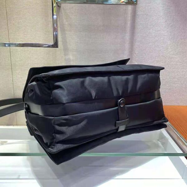 Prada Women Re-Nylon Large Padded Shoulder Bag-Black (6)