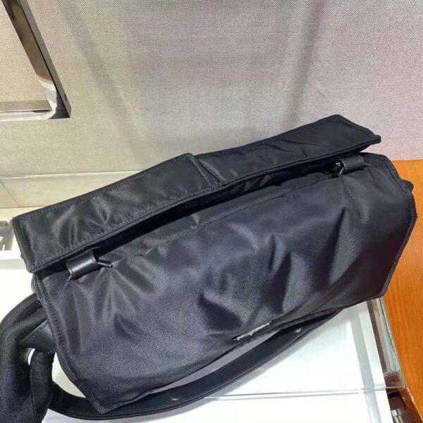 Prada Women Re-Nylon Large Padded Shoulder Bag-Black (8)