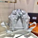 Prada Women Re-Nylon Medium Backpack-Silver – Image 4