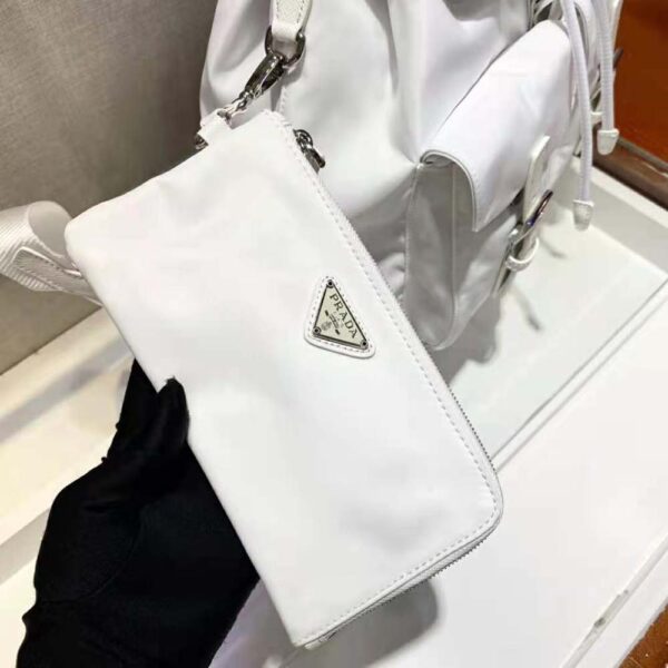 Prada Women Re-Nylon Medium Backpack-white (8)