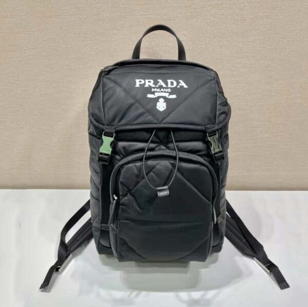 Prada Women Re-Nylon Padded Backpack with Hood (2)