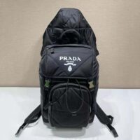 Prada Women Re-Nylon Padded Backpack with Hood (1)