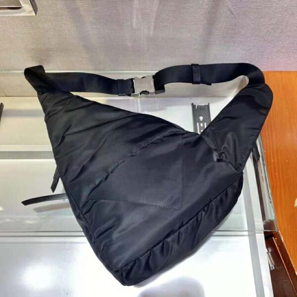Prada Women Re-Nylon and Leather Backpack-black (7)