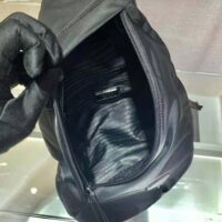 Prada Women Re-Nylon and Leather Backpack-black (1)