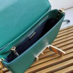 Prada Women Saffiano Leather Prada Embleme Bag-Green - Bild 7