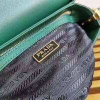 Prada Women Saffiano Leather Prada Emblème Bag-green (1)