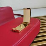 Prada Women Saffiano Leather Prada Embleme Bag-Red – Bild 8